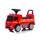 Camion dei Pompieri Cavalcabile 62,5x28,5x45 cm per Bambini Mercedes Rosso