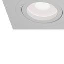 Faretto da incasso Downlight in Alluminio Atom Bianco