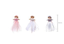 Set 6 Angeli con Pelliccia H23,5 cm 