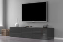 Mobile TV 1 Anta 4 Cassetti 170x40x35,2 cm Metis Antracite Lucido