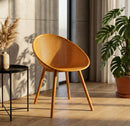 Sedia Ibiza Senape Set 2 Pz 59x59x83 cm in Polipropilene Senape      
