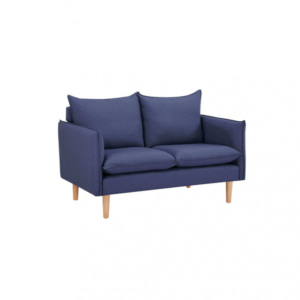Florin 2-Sitzer-Sofa 130 x 84 x 51 h cm in blauem Stoff prezzo