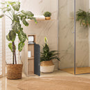 Mobile a Colonna da Bagno 18x18x75 cm per Carta Igienica in MDF 