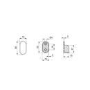 Kit Tubo per Armadio 30 x 15 mm Acciaio L 1,15 m Cromato Brillo Acciaio e Zama Emuca