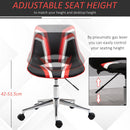 Sedia Poltrona Operativa da Ufficio in Similpelle  Nera