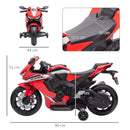 Moto Elettrica per Bambini con Licenza Honda CBR 1000RR 6V Velocità 3km/h Rosso  