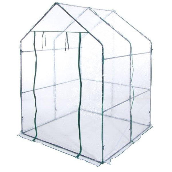 sconto Gewächshaus Gartenhaus aus Metall und PVC Bertozzi