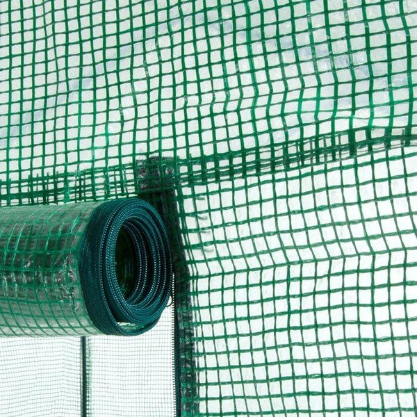 Garten-Gewächshaus aus Metall und Mesh-Polyester 8 Bertozzi-Regale acquista