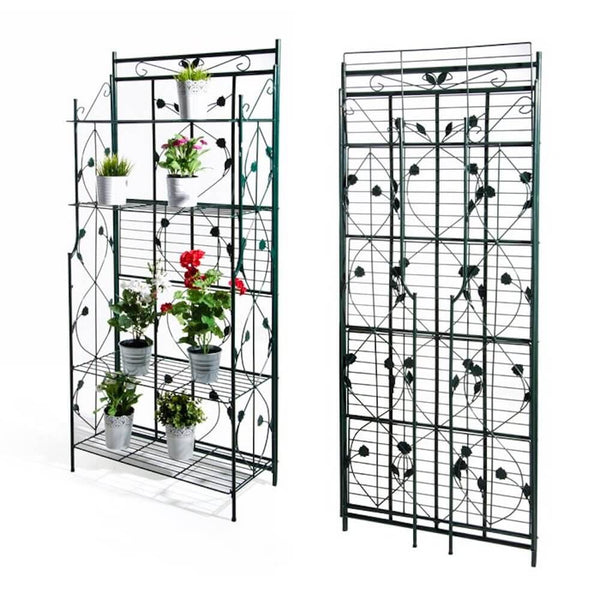 online Faltbares Gartenregal Bertozzi aus Metall und PVC