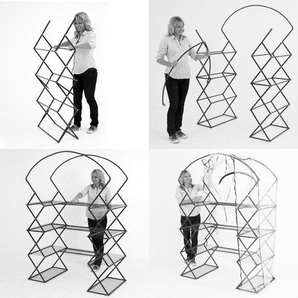 prezzo Faltbares Gemüsegewächshaus aus Metall und Bertozzi-Polyester