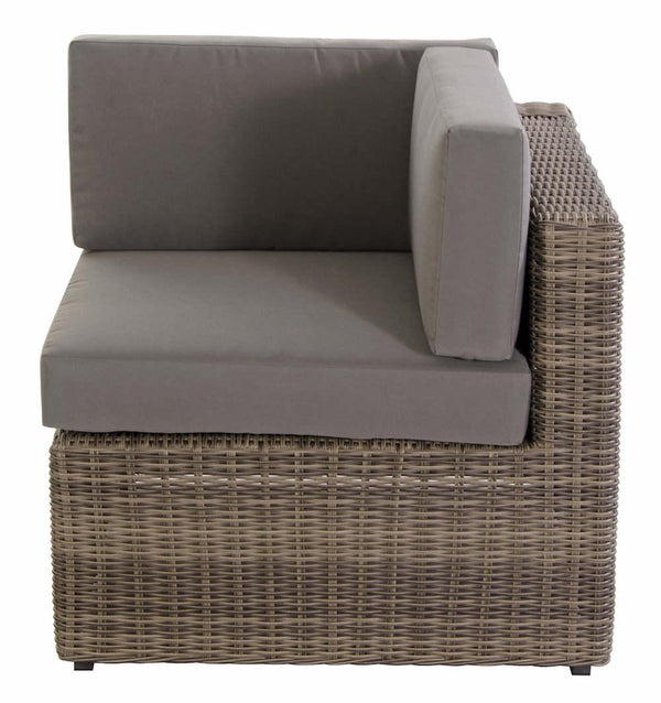 Eckiger Gartensessel aus braunem Polyrattan Bertozzi Diletta prezzo