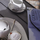 Set da Giardino Divano 2 Sedie in Polywood Grigio Scuro Bertozzi Elettra