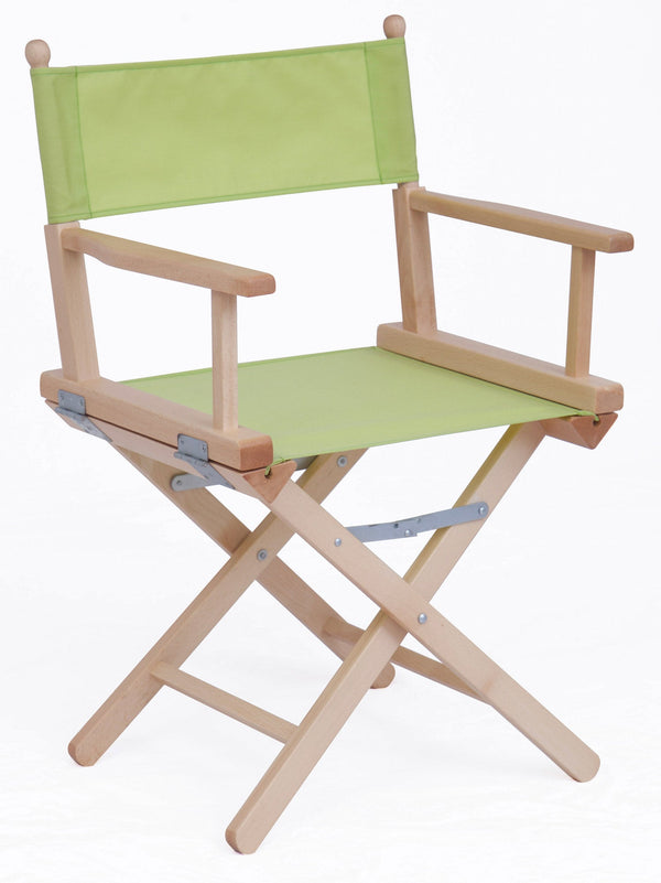 online Sedia Pieghevole da Regista 43x60xH88 cm in Legno Naturale Tessuto Verde Acido