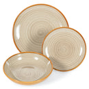 Servizio Piatti 12 Pezzi in Gres VdE Tivoli 1996 Siena