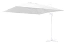 Ombrellone da Giardino Decentrato 3x3m in Alluminio Montana Bianco