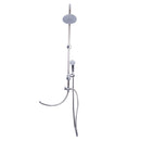Saliscendi Soffione Doccia in Acciaio Inox con Augelli Autopulenti 103x31.5x15 cm 