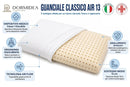 Guanciale Memory Foam Forato Ergonomico 72x42 cm - H 13 cm  Sostegno Medio Dormidea Classico Air