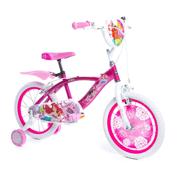 sconto Bicicletta per Bambina 16” 2 Freni con Licenza Disney Princess Rosa