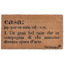 Zerbino "casa new" 70x1,5x40 cm in Cocco e PVC VdE Tivoli 1996 