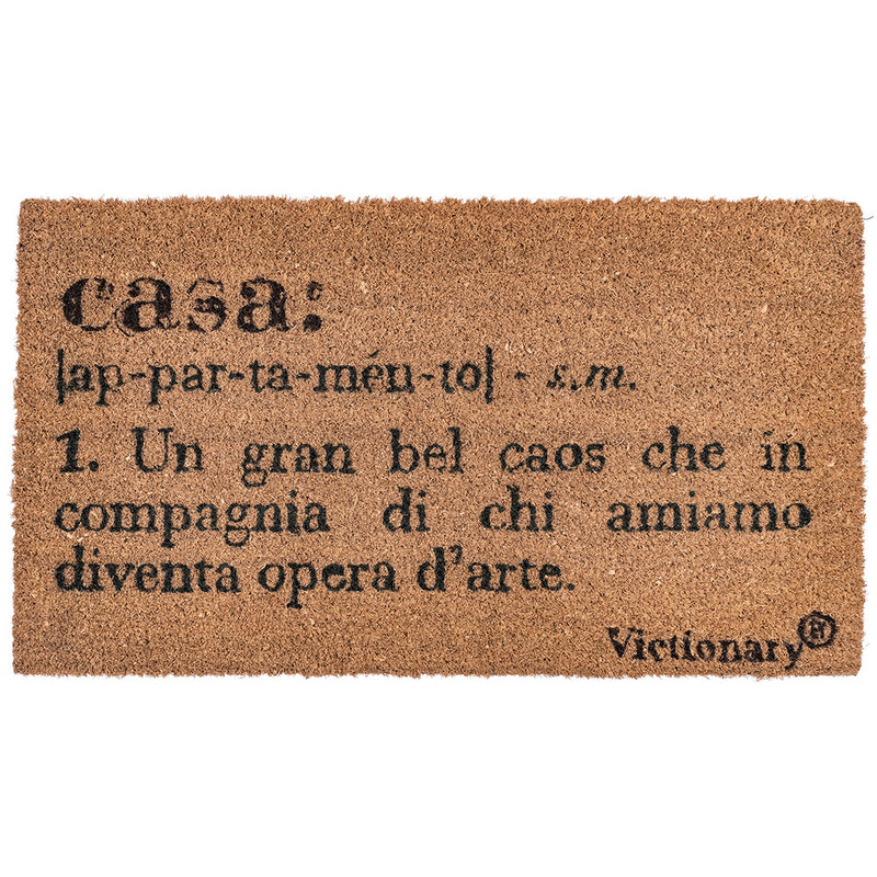 Zerbino "casa new" 70x1,5x40 cm in Cocco e PVC VdE Tivoli 1996 