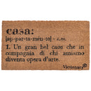 Zerbino "casa new" 70x1,5x40 cm in Cocco e PVC VdE Tivoli 1996 