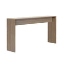 Consolle Fissa 140x75x30 cm in Legno Rovere Grigio