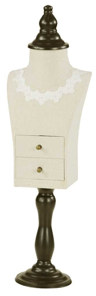 Mannequin-Schmuckkästchen mit Schubladen 18x13,5xh59 cm online