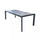 Portland ausziehbarer Tisch 175/235 x 100 x 75 h cm in anthrazitfarbenem Aluminium