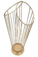 Porta Ombrelli Glam Stick 25,5x18,5x60 cm in Ferro Oro
