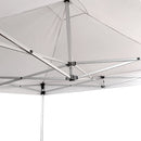 Gazebo Richiudibile Professionale Struttura Esagonale Telo Oxford Impermeabile 3x3 m Struttura In Alluminio Bianco      