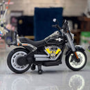 Moto Elettrica per Bambini Cruiser Acceleratore a Manubrio 12V 7Ah Nero         