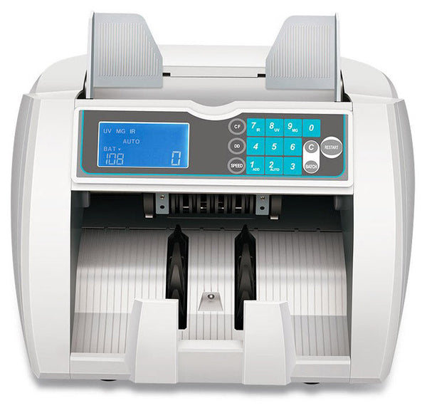 online Banknotenzähler und Falschgeldprüfer MBS-900 Weiß