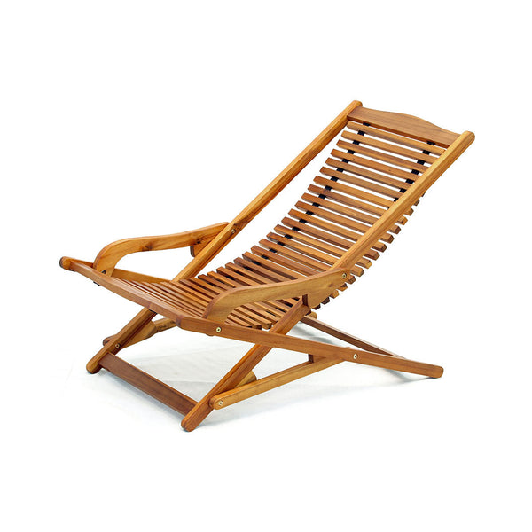 Klappbarer Gartenliegestuhl aus Akazienholz Taddei Vip Relax acquista