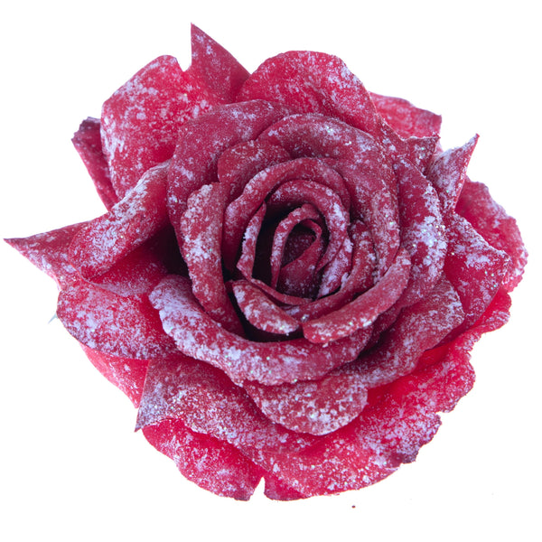 Set 24 Rose mit Clip.Ø15 cm Rot online