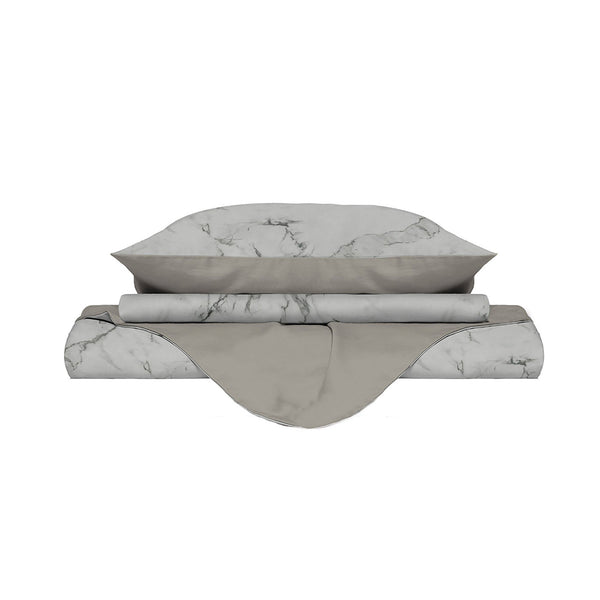 Bettbezug mit Kissenbezügen, bedruckt mit Marmor-Mikrofaser, verschiedene Größen online