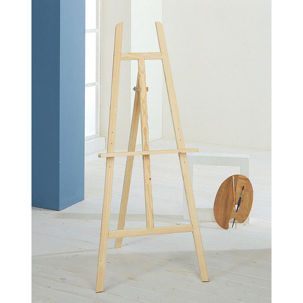 Gemäldestativ Staffelei H118cm in Fumer Mirò Raw Tannenholz sconto