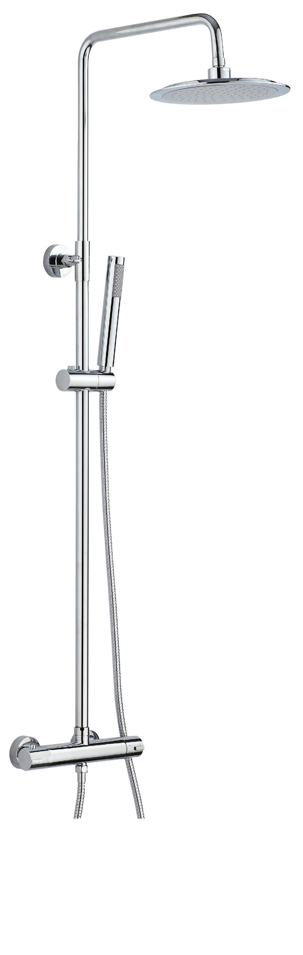 prezzo Set Colonna Doccia Soffione Doccia e Laccio  in Acciaio Inox Sally