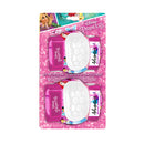 Kit Protezioni Bambina Gomitiere e Ginocchiere Plastica Rigida con Licenza Disney Princess 