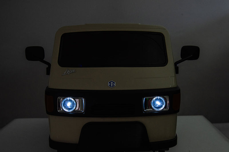 Macchina Elettrica per Bambini Licenza Piaggio Apecar 12V Bianco