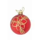 Set 8 Palle di Natale Ø6 cm in Plastica Rosso