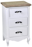 Mobiletto 3 Cassetti in Legno Country