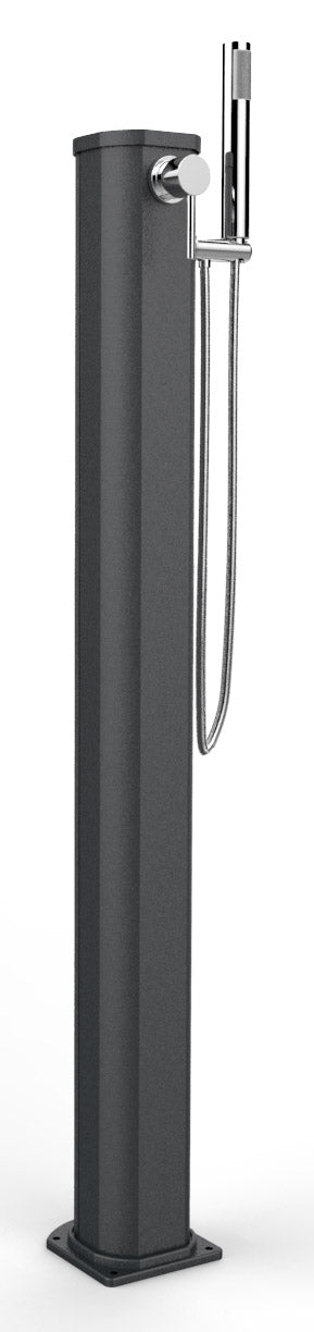 Doccia Solare da Esterno Giardino 20L Miscelatore e Doccetta Mobile Arkema Jolly Go Grigio Antracite online