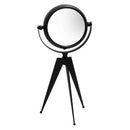 Orologio da Tavolo 14x11xh30 cm in Metallo Nero