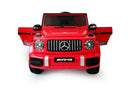 Macchina Elettrica per Bambini 12V con Licenza Mercedes G63 AMG Fuoristrada Rossa