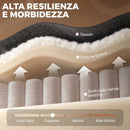 Poltrona Relax 67x87x102 cm Reclinabile Manuale 135° con Poggiapiedi in Tessuto Grigio Scuro      