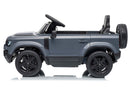 Macchina Elettrica per Bambini Licenza Land Rover Defender Small 12V con Telecomando Grigio