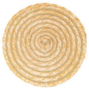 Set 6 Tovagliette Ø38 cm  in Paglia e Carta VdE Tivoli 1996 Spiral