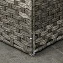 Cesto Portabiancheria 56,5x33x61 cm con Sacca rimovibile Grigio