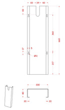 Carter di Copertura per Lavandino da Giardino Belfer 42/PRL/C Antracite