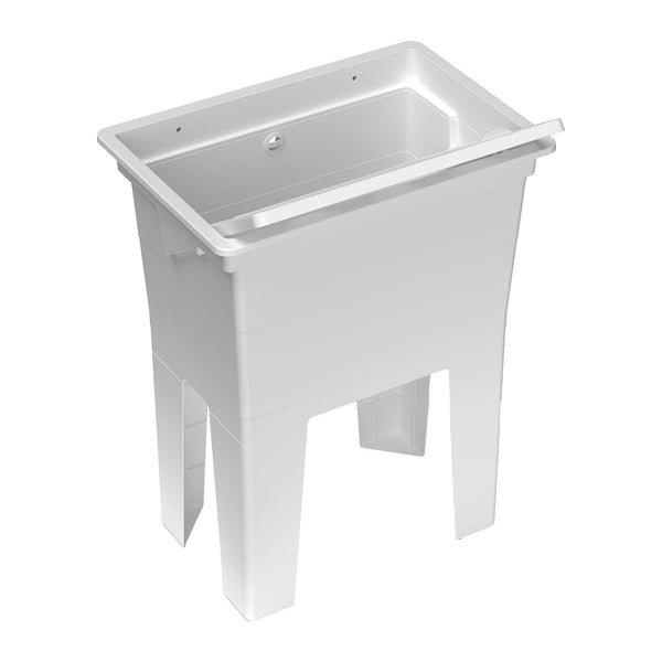 Waschbeckenschrank 59 x 41 x 75 cm Monobloc aus weißem Harz sconto
